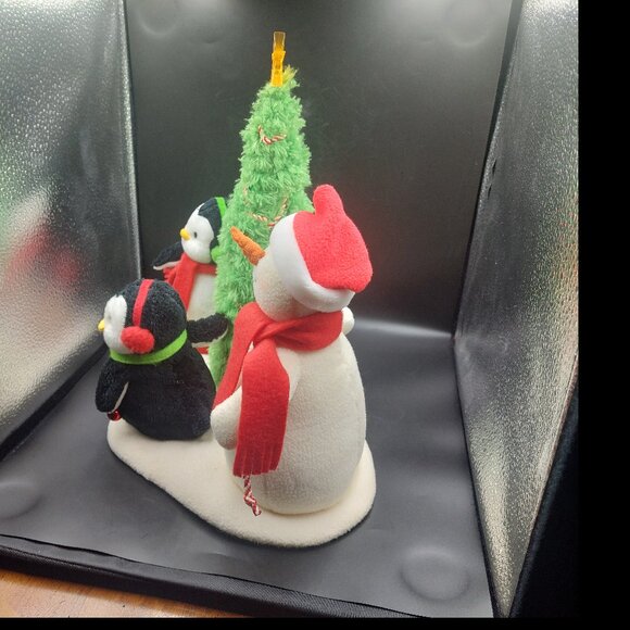 2006 Hallmark Jingle Pals Very Merry Trio Snowman Penguins Plush 12" NOT Working - Picture 4 of 6